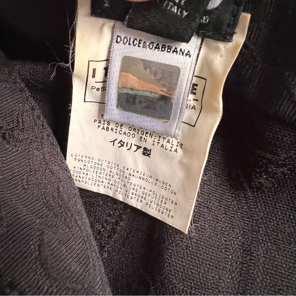 Dolce & Gabbana D&G Floral Paisley Jacquard Tailored Trouser Pants Black - Picture 13 of 17